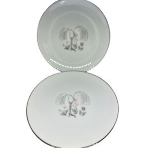 Contour China “Serenity” Plates 6” Willow Tree Pattern